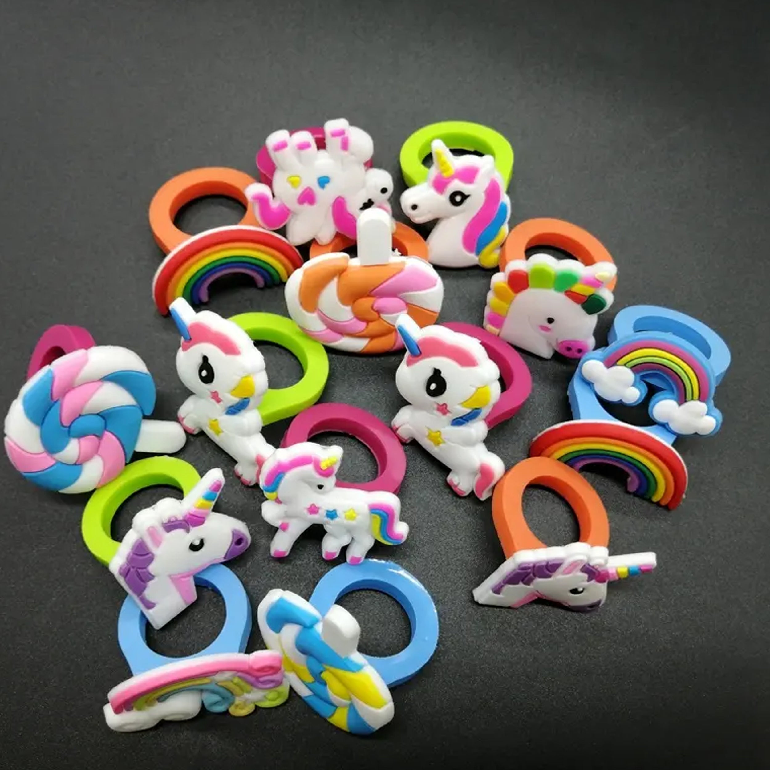 Kids Jewellery Girls Rings | Plastic Rings Children | Plastic Colored Kids  Rings - 36 - Aliexpress