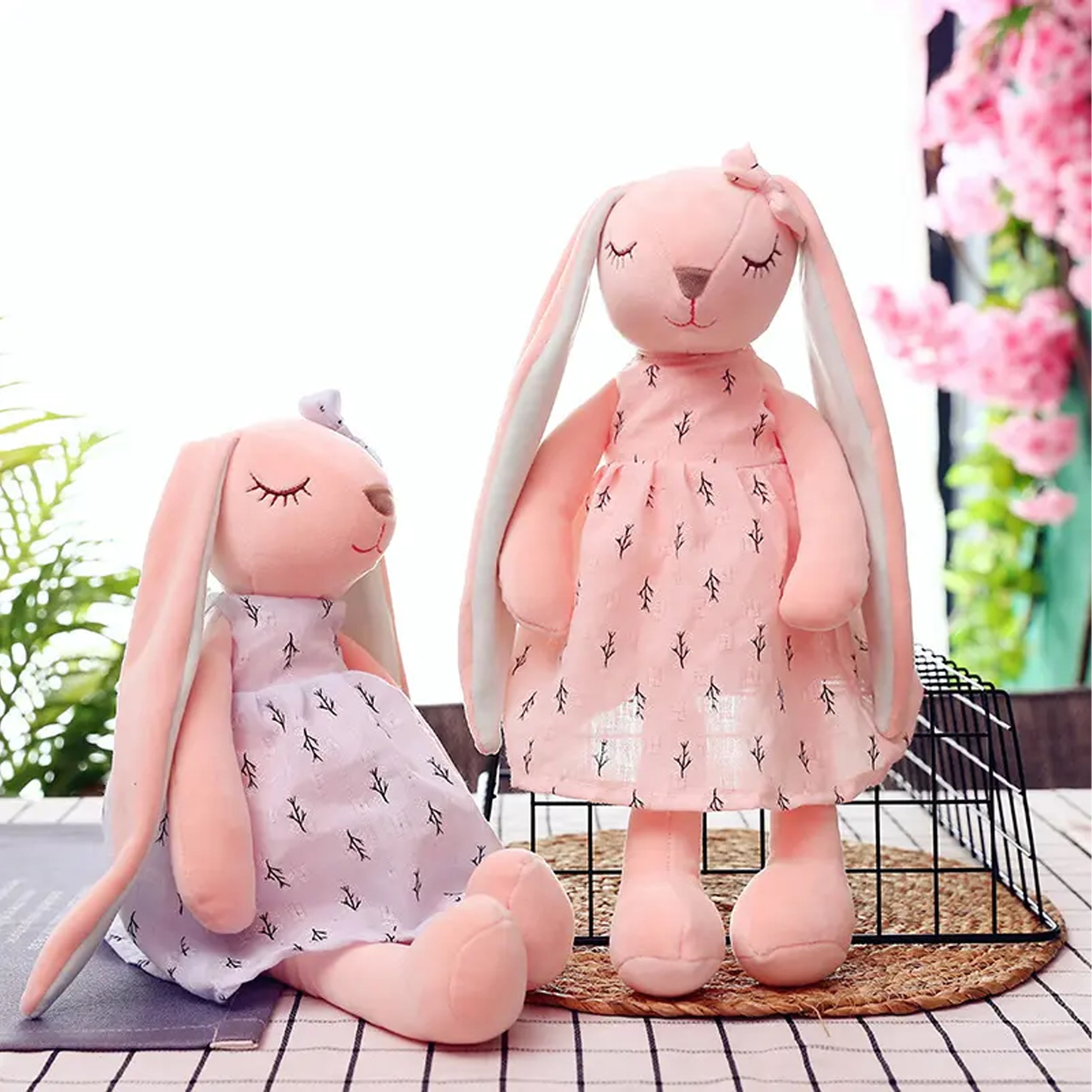 Celebrate Easter with Our Adorable Easter Bunny Plush Animal Long Ears Rabbit Toys