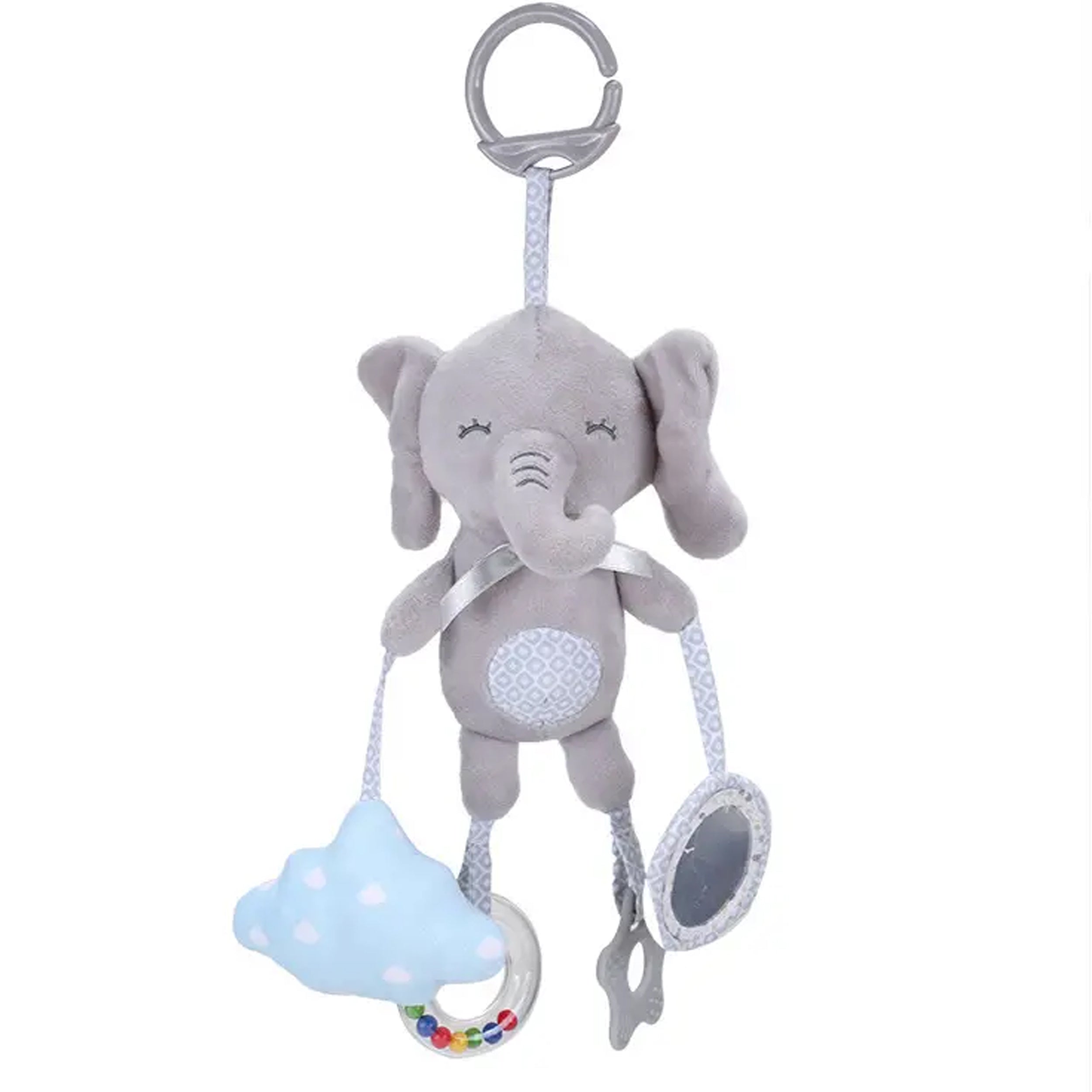 Animal Mix Plush Kids Teether and Bell Toy