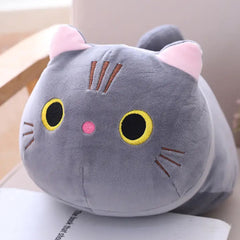 Cute Cartoon Cat Plush Pillow Soft Stuffed Decorative Toy