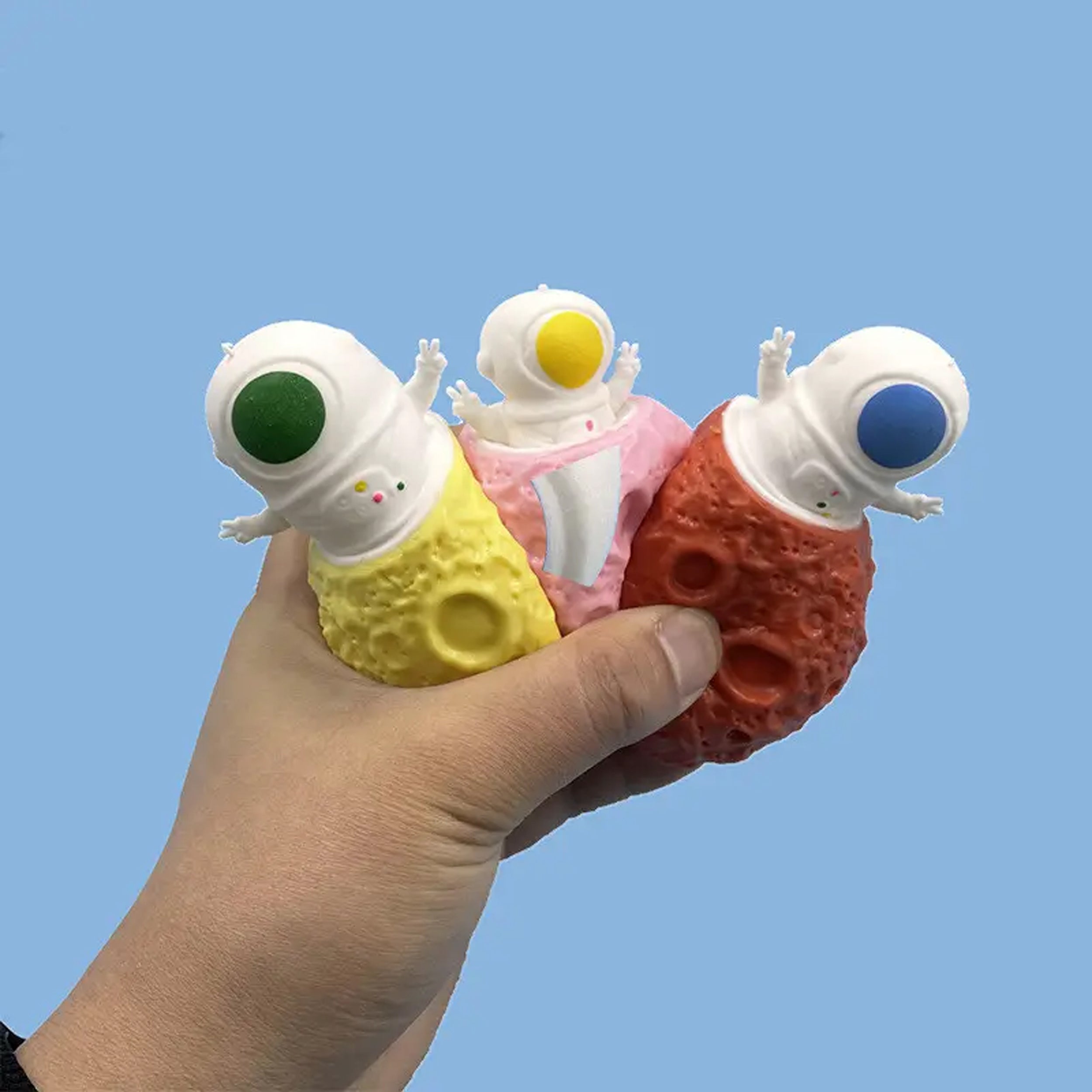 Explore the Universe with Astronauts Pop Up Squishy Sensory Fidget Easter Toy