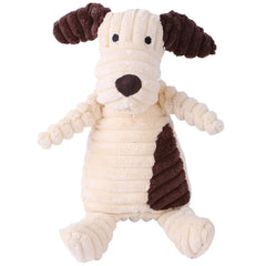 Cute Cartoon Animal Squeaky Plush Dog Toys - Interactive and Entertaining Pet Toys