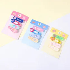 Cartoon Pattern Hair Pins for Children's