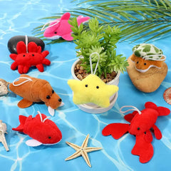 Mini Animal Plush Keychains