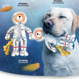 Astronaut Squeaky Bite Dog Chew Toy