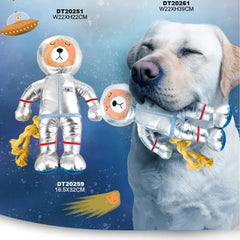 Durable Astronaut Type Squeaky Bite Dog Chew Toy | Interactive and Engaging Pet Toy