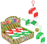 Buy CANDY CANE BUBBLE POPPERS CLIP ONS in Bulk