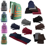 Buy Bulk Case of 12 Backpacks and 12 Winter Item Sets - Wholesale Care Package - Emergencies, Homeless, Charity