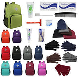 Buy Bulk Case of 12 Backpacks and 12 Winter Item Sets and 12 Hygiene Kits - Wholesale Care Package - Emergencies, Homeless, Charity