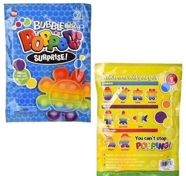 Buy RAINBOW BUBBLE POPPERS BLIND BAG DISPLAY BOX ASST in Bulk