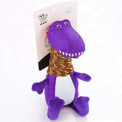 Add Some Fun to Your Pet's Playtime with Our Animal Squeaky Toys Oxford Cloth Dinosaur Plush Toys