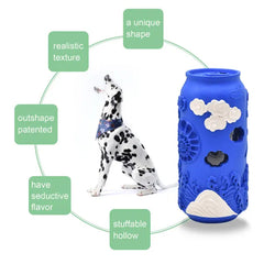 Big, Small Dog Teeth Clean Interactive Can Shape Toy - Keep Your Pet's Teeth Clean and Healthy