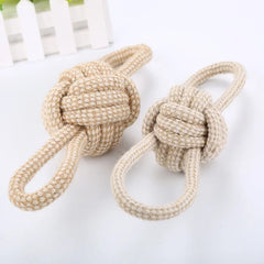 Keep Your Dog Active and Happy with Our Cotton Braided Ball Pet Dog Toy