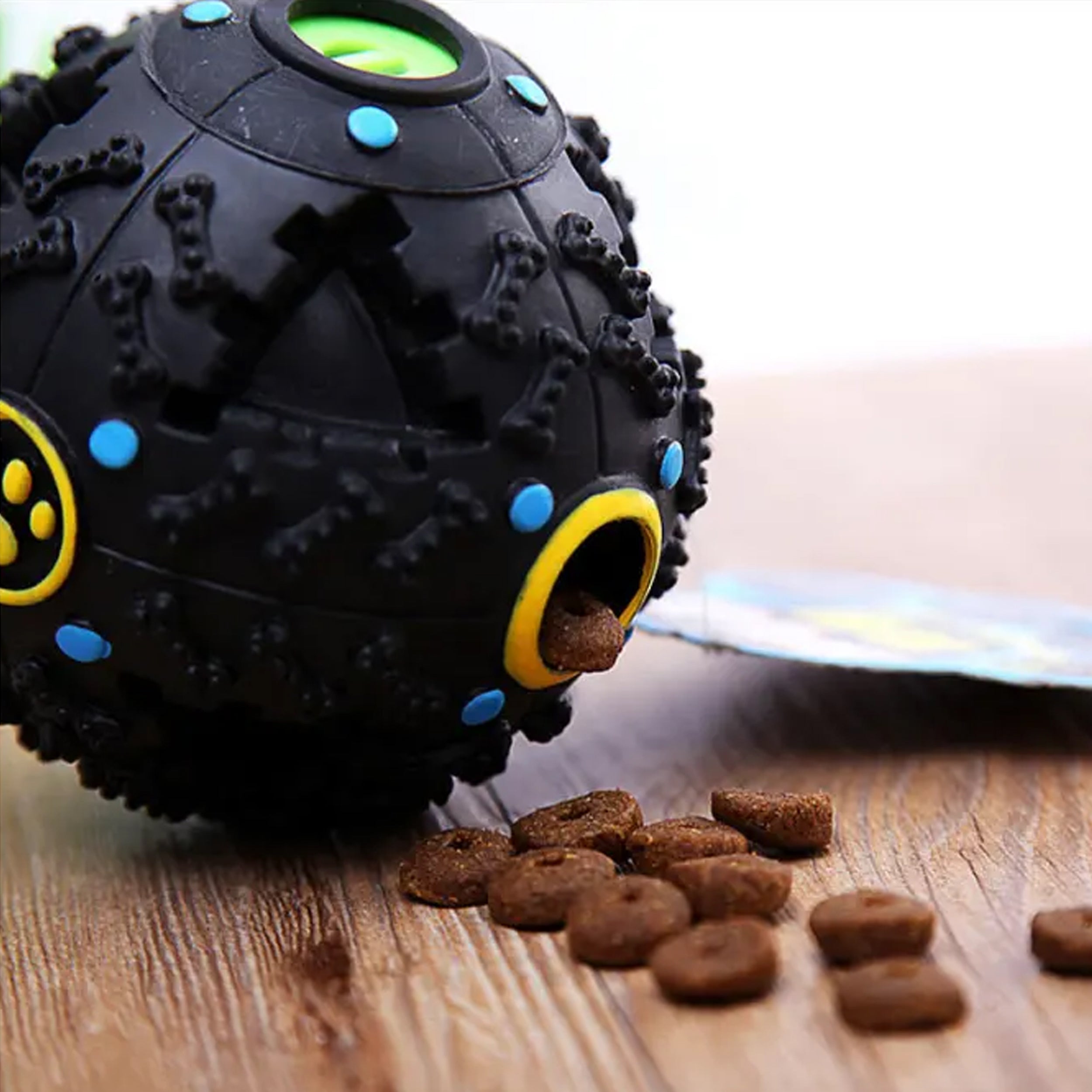 Durable Dog Treat Ball With Sound Interactive Toys - Keep Your Pet Active and Entertained