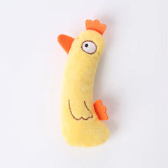 Make Playtime Fun with Our Animal Shaped Plush Catnip Cat Toy - Perfect for Your Feline Friend