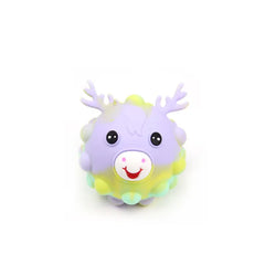 New Deer Shape Novel Luminous 3D Decompression Ball Toy for Kids