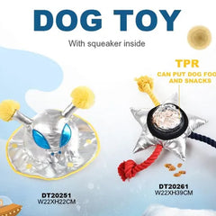 Durable Astronaut Type Squeaky Bite Dog Chew Toy | Interactive and Engaging Pet Toy
