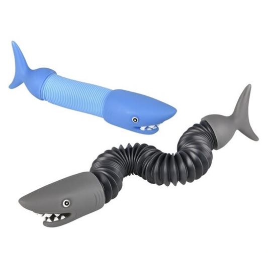 Buy 7.5" SHARK FIDGET POP TUBE in Bulk