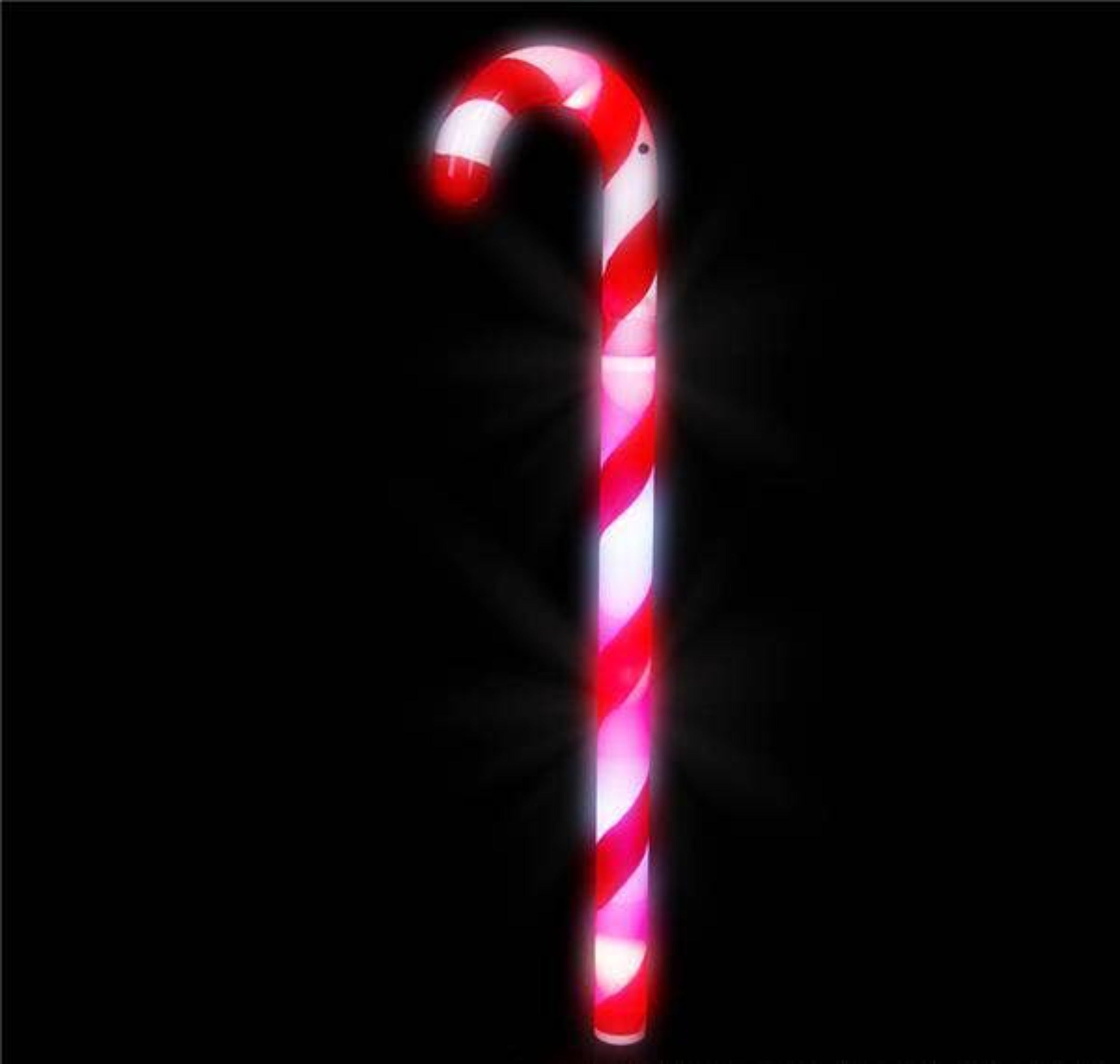 Buy 16" LIGHT-UP CANDY CANE WAND in Bulk