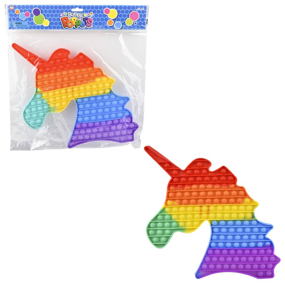 Buy Unicorn Mega Bubble Poppers 15? in Bulk