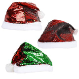 Buy FLIP SEQUIN SANTA HAT 16" in Bulk