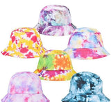 Buy TIE DYE PRINT BUCKET HAT in Bulk