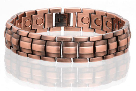Wholesale SOLID COPPER MAGNETIC LINK BRACELET style #LE (sold by the piece )
