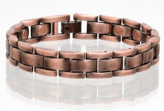 Wholesale SOLID COPPER MAGNETIC LINK BRACELET style #LH (sold by the piece )