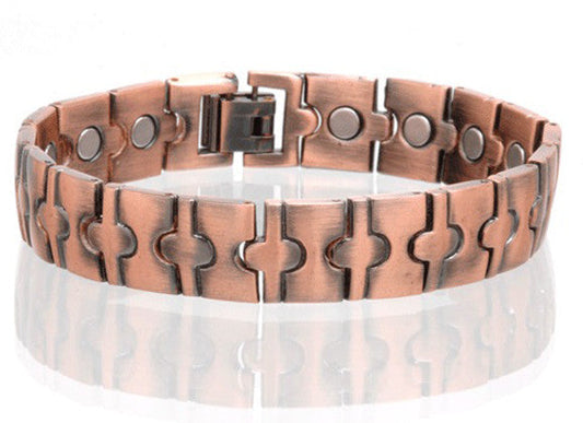 Wholesale SOLID COPPER MAGNETIC LINK BRACELET style #LP (sold by the piece )