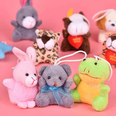 Mini Animal Plush Keychains