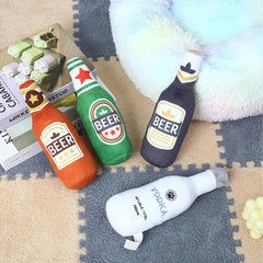 Fun Cola, Fruit Juice, and Cookie Shaped Dog Plush Toy