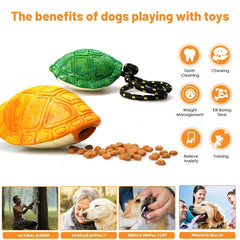 Strong Bite-Resistant Flavor Turtle Dog Chew Tough Toys