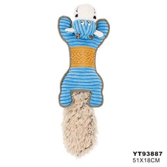 Durable TPR & Plush Dog Toys for Playtime and Holidays