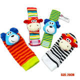 Baby Cute Cartoon Toy Socks with Wrist Straps