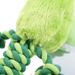 Keep Your Dog's Teeth Healthy with Our Crocodile Shape Chew Tough Pet Dog Plush Rope Toys