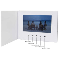 High-Resolution LCD Screen Video Brochure for invitation & Gifts