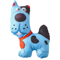 Soft Stuffed Plush Dog Toy with Fun Squeaky for Puppy Teeth Cleaning