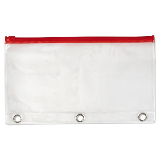 3 Ring Binder Clear Pencil Case - Assorted ( 1 Case= 96Pcs) 0.91$/pc