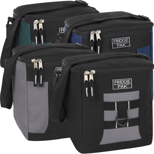 Fridge Pak 18-Can Cooler Bag - 4 Colors ( 1 Case= 24Pcs) 10.5$/pc