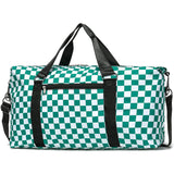 Checkered Duffle Bag