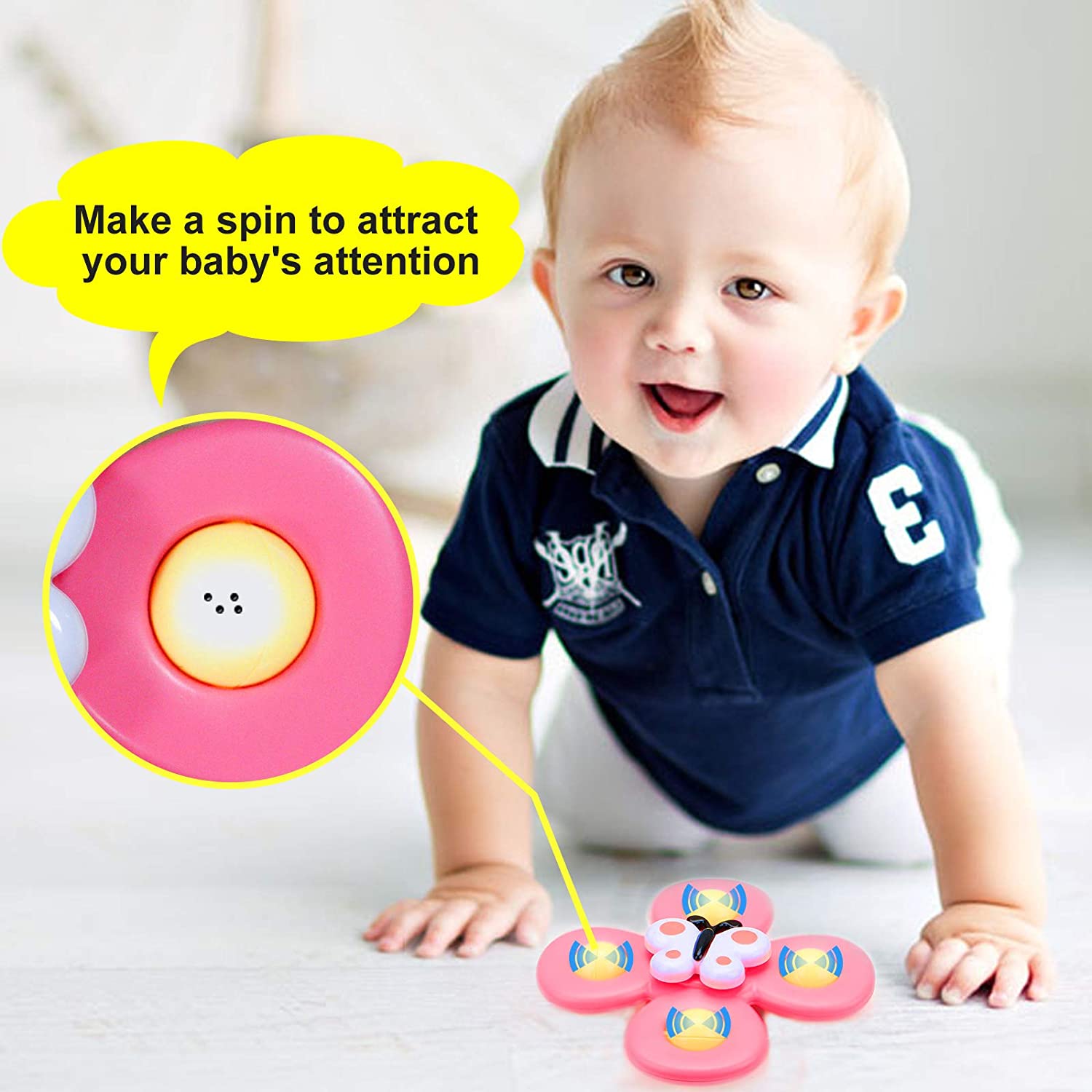 Baby Bath Spinner Toy