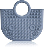 Grey Tote Bag Pop it Fidget Handbag