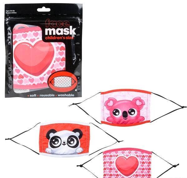 Buy VALENTINE'S FACE MASK CHILD SIZE in Bulk