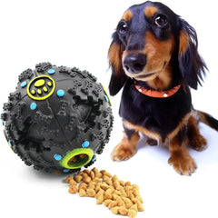 Durable Dog Treat Ball With Sound Interactive Toys - Keep Your Pet Active and Entertained
