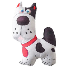 Soft Stuffed Plush Dog Toy with Fun Squeaky for Puppy Teeth Cleaning