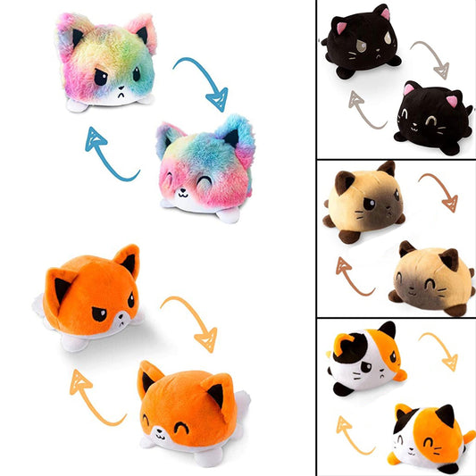 Reversible Cats Plush Toys
