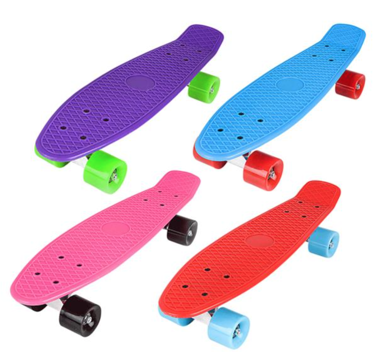 Buy PLASTIC RETRO SKATEBOARD 21.5" in Bulk