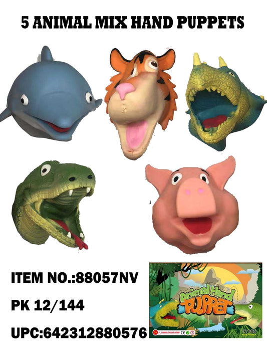 Buy ANIMAL MIX HAND PUPPETS in Bulk
