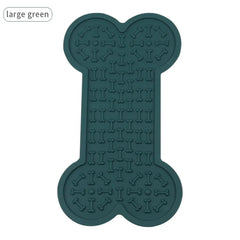 Slow Feeding Dog Lick Mat with Suction Cups for Bath Time Entertainment