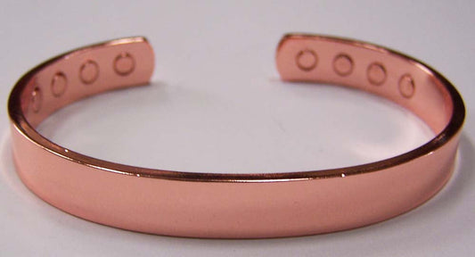 Wholesale PURE COPPER SUPER EIGHT MAGNETIC 25 gram / 8mm BRACELET ( sold by the piece )